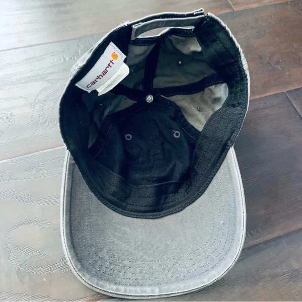 Carhartt Classic Asphalt Gray Cotton Canvas Cap Baseball Hat for Women - Image 6