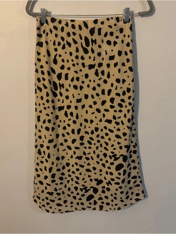 Japna Cheetah Print Maxi Skirt - Image 3