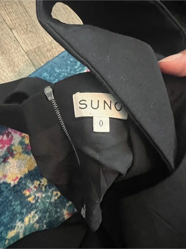 Suno Black Cutout Midi Dress - Classic Women's Dress - Image 14