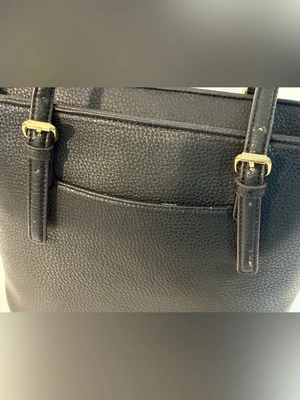 Classic Anne Klein Black Tote Handbag - Image 9