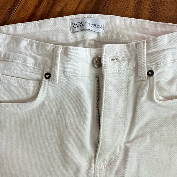 Zara White Jeans - Image 3