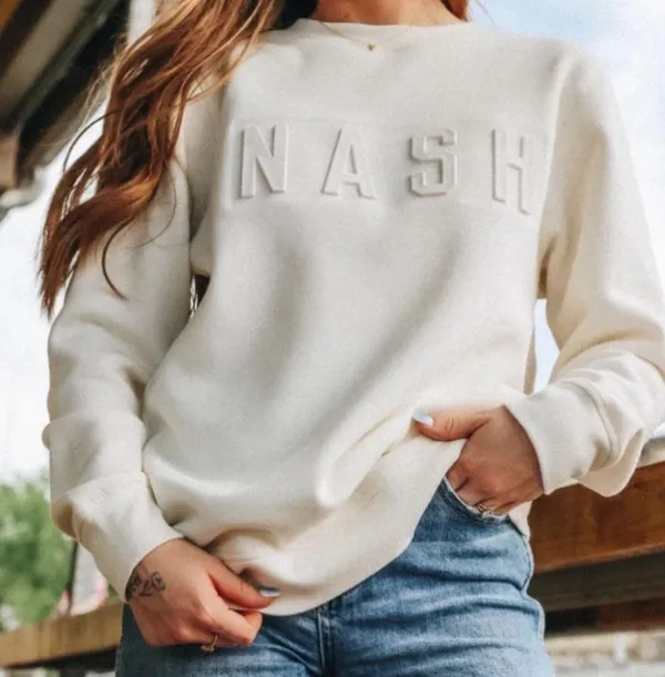 NASH Crew Neck Sweatshirt Size L - Image 3