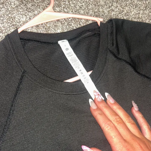 Black Lululemon Swiftly Tech Short Sleeve - Image 2
