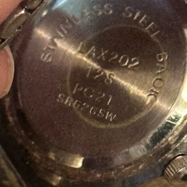 Vintage LA Express abalone shell watch Silver - Image 5