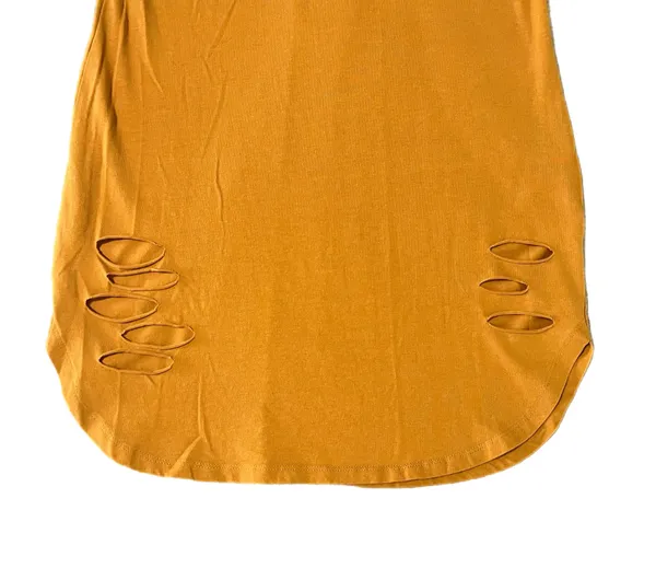 🧡 Derek Heart Golden Orange Bodycon Dress - Image 5