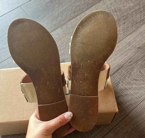 Crevo Simone Leather Sandal Size 7 - Image 5