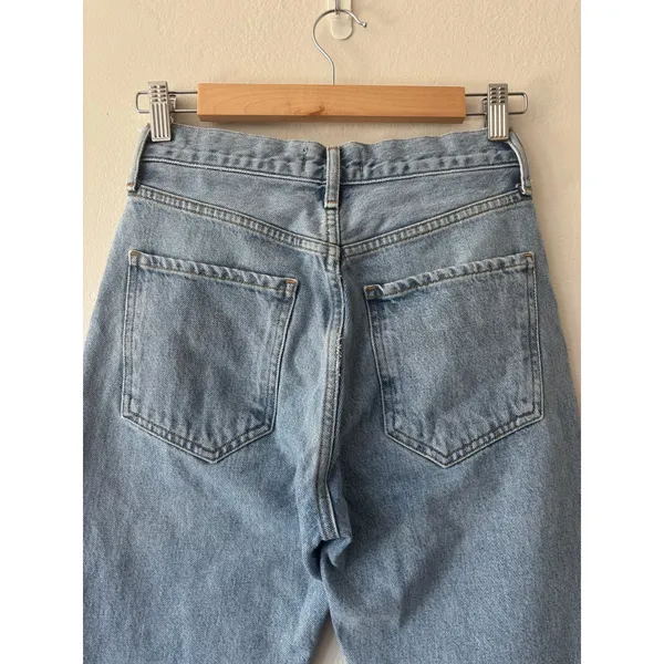 AGOLDE Riley High Rise Straight Leg Jeans Sz 24 - Image 7