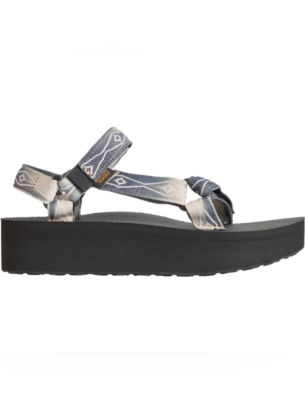 Teva flat form sandals . Fabric upper/ rubber sole. Size 8 . NWT. - Image 4