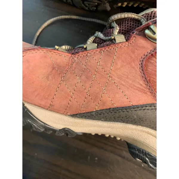 Oboz Low Top Hiking Shoes Brown Leather Trail Swiftcurrent Outsole 42.5 Gorpcore - Image 12
