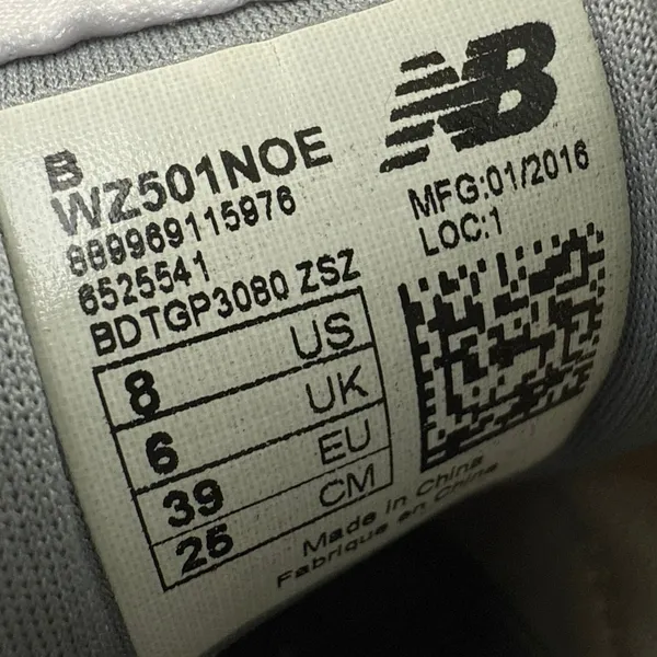 New Balance 501 Women's Castlerock Gray Lace Up Low Top Sneakers Shoes Sz 8 - Image 6