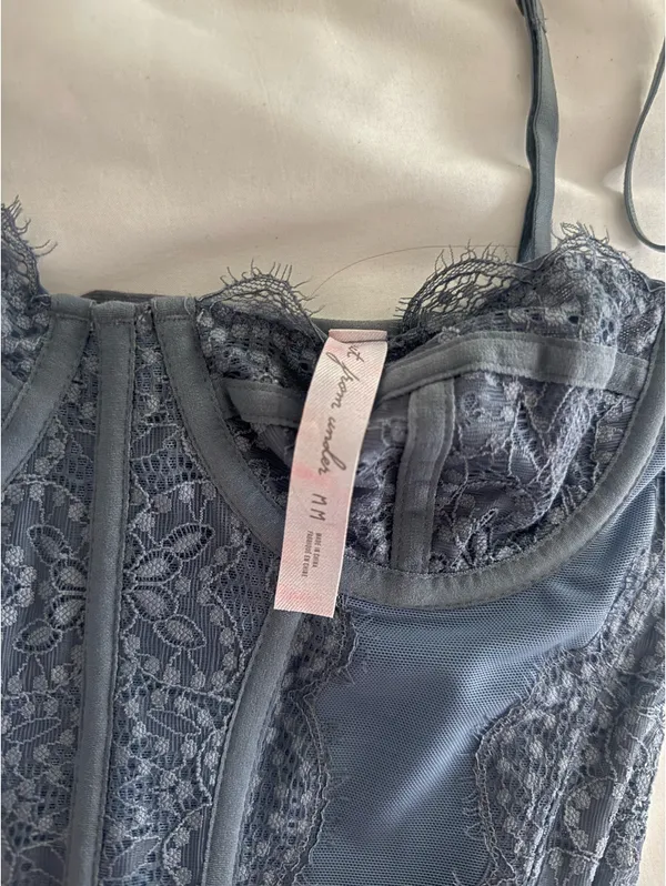 Urban Outfitters Corset Top Blue Out From Under - Image 2