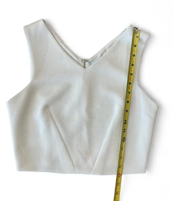 She + Sky White 2 Piece Short Set Size Medium - Image 5