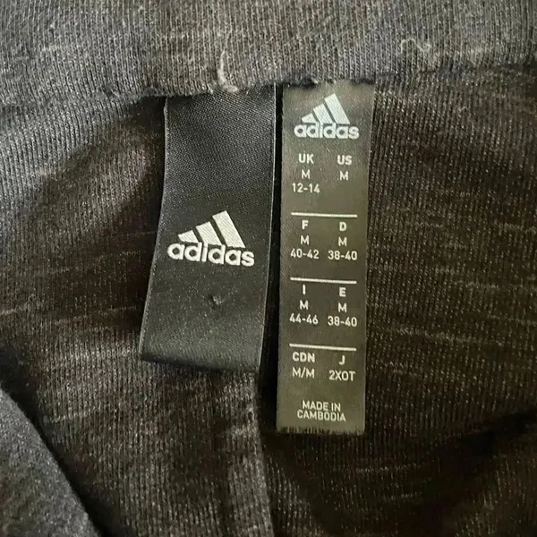 Adidas Heart Racer Track Tops Sporty Lightweight Jacket Black SZ M # 1787 - Image 8