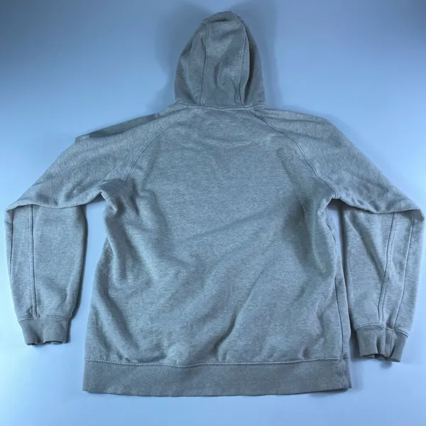 Columbia Hoodie Sweatshirt Womens Large Beige Pockets Drawstring Pullover READ - Image 6