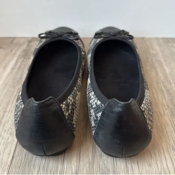 Vionic Minna Snakeskin Leather Ballet Flat - Image 6