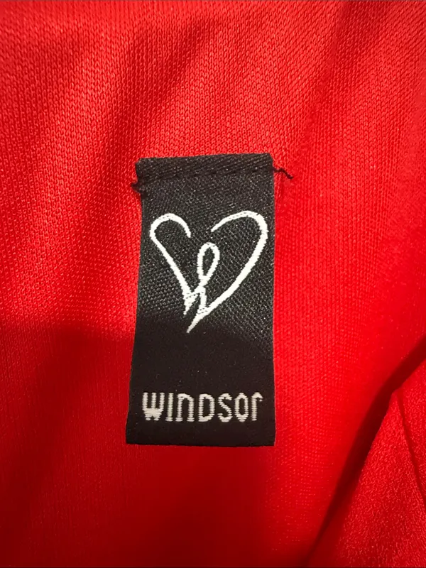 NWT WINDSOR Elegant Red Off-Shoulder Evening Gown Size 5/6 - Image 10