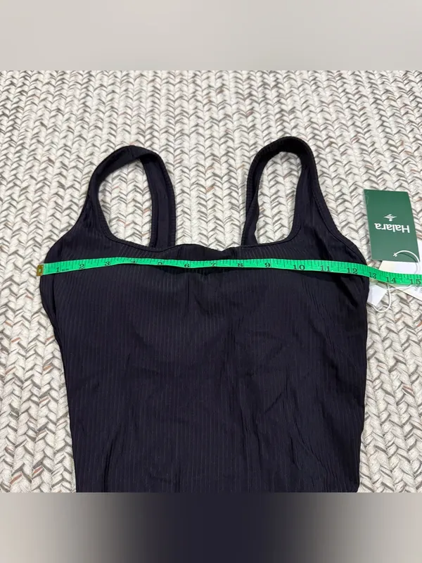 NWT Halara Black Ribbed Bodysuit - Image 8