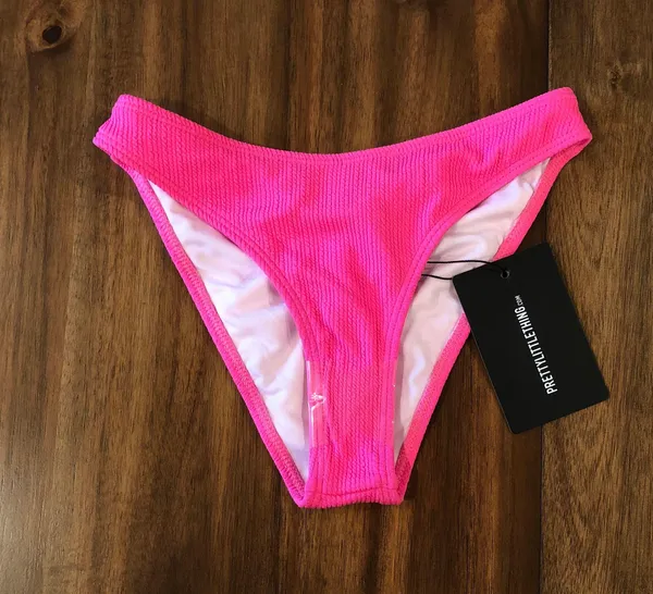 Pretty Little Thing Hot Pink Bikini Bottoms - Image 2