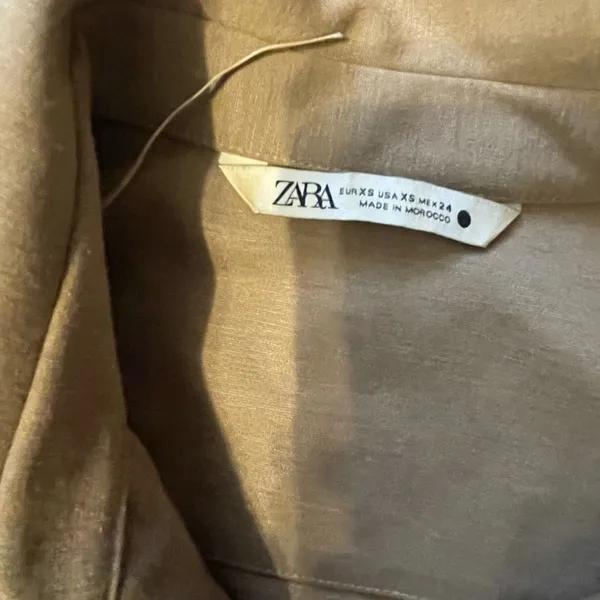 Chic Beige Long Sleeve Blazer - Image 4