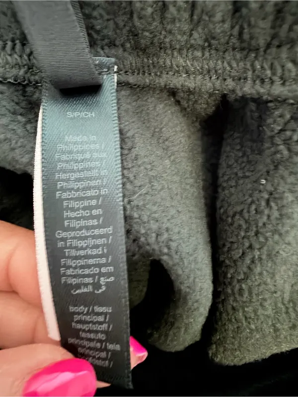 Skims fleece lounge straight leg pants sold out color size small relaxed fit NWT - Image 8