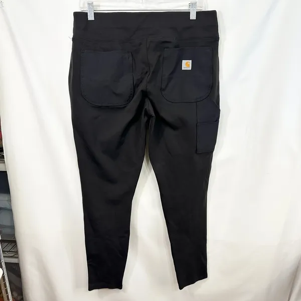 Carhartt Force Fitted Utility Leggings Black Work Pants Rugged Gorpcore 1417 - Image 2