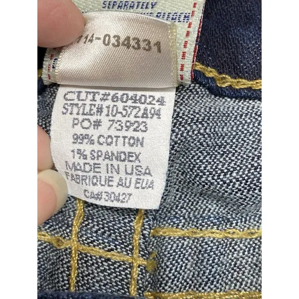 True‎ Religion Women's Billy Low Rise Straight Dark Jeans Size 32x34 - Image 10