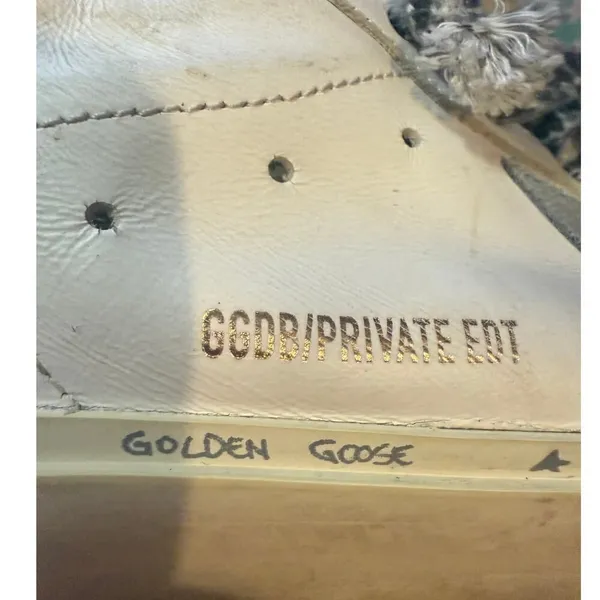 Golden Goose Hi Star Private Edition Sneakers NO INSOLES Women's Sz. 41 (US 11) - Image 11