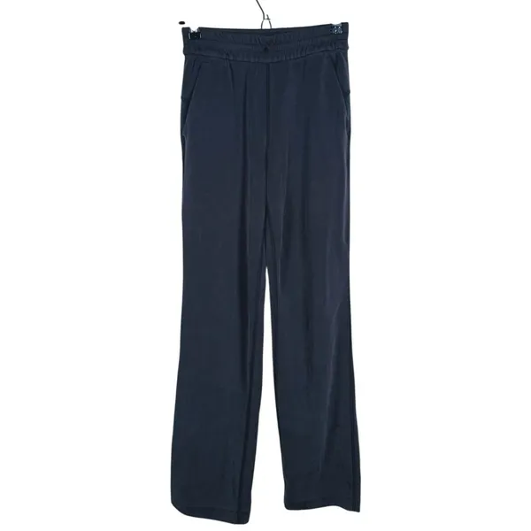 Lululemon Softstreme High Rise Lounge Pants Size 2 Black Lounge Comfort Minimal - Image 2