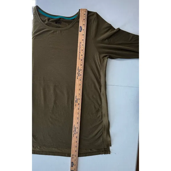 REI Co-op Screeline Cascade Long-Sleeve T-Shirt Womens L Olive Green - Image 5