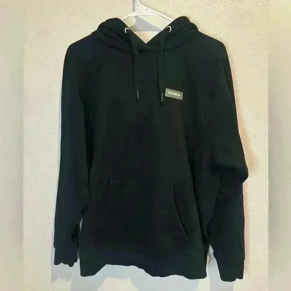 Unlabeled Skull‎ Drip Graphic Chunky Hoodie in Black Size L - Image 2