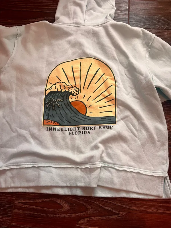Innerlight Hoodie White Size L - Image 2