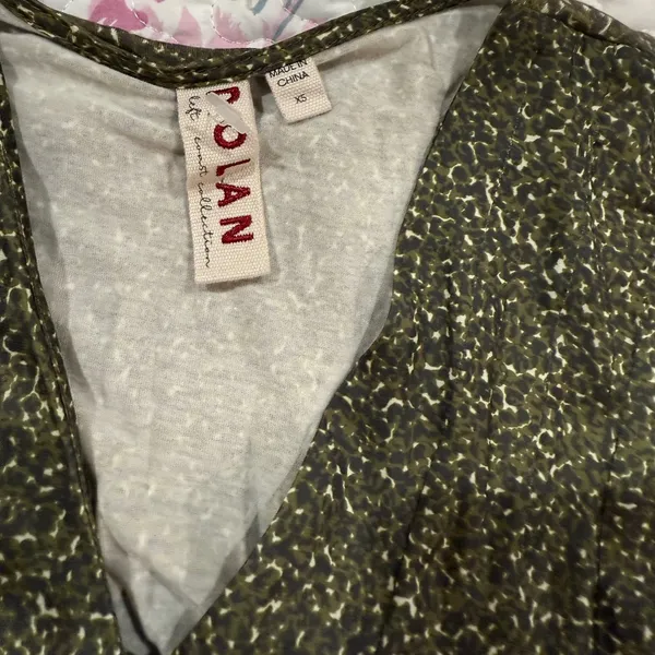 Anthropologie Y2K‎ Green Print blouse - Image 6