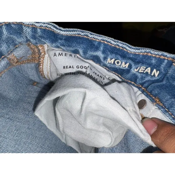 American Eagle Mom Jeans Size 12R - Image 4