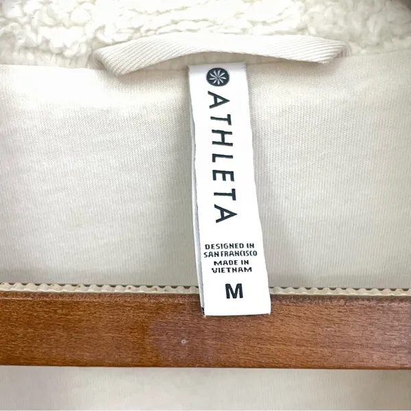 Athleta Willow Fleece Sherpa Bomber Jacket - Image 15
