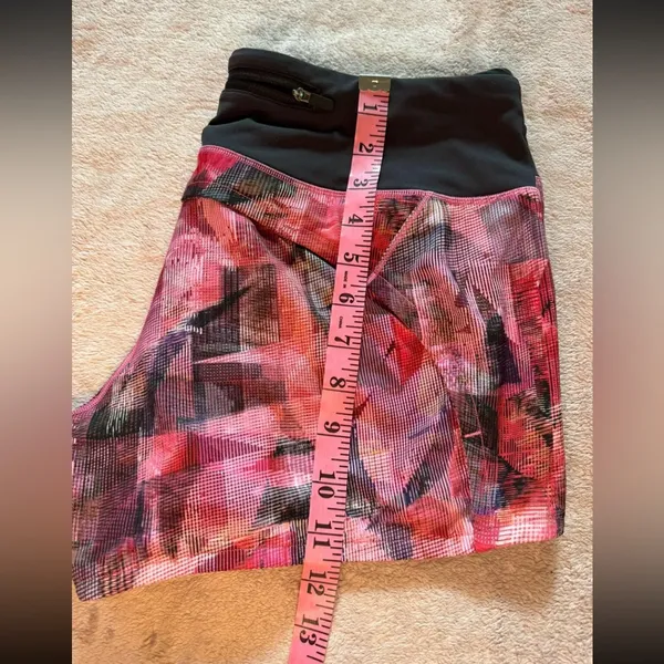 Lululemon Women’s Run Time ‎ Pink purple Floral Size 6 - Image 11