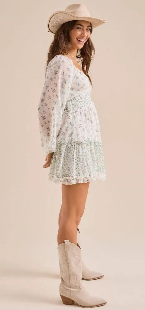 Altar'd State NWT Saige Floral Mini Dress Size L - Image 4
