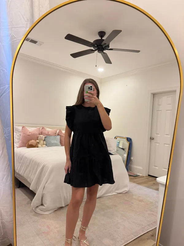 English Factory Dress Black Ruffle - Image 3