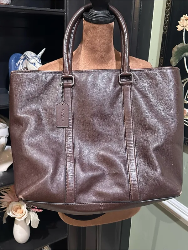 Coach Metropolitan Weekender Tote – Glovetanned Leather – Brown - Image 3