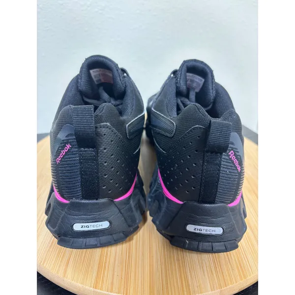 Reebok‎ ZigWild TR 6 Women 10.5 Black Pink ZigTech Trail Running Shoes FX1439 - Image 3