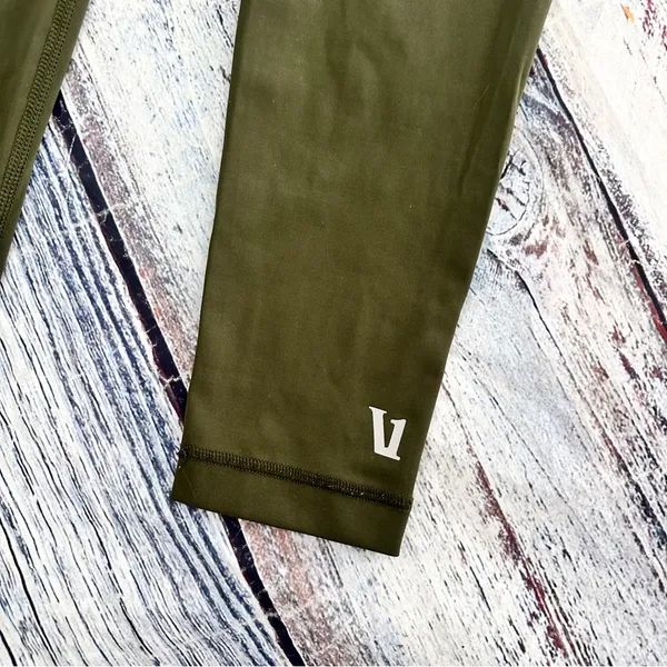 Vuori Olive Green Women's Active Leggings - Image 6