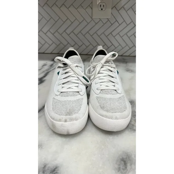 Vessi Weekend Sneaker White Waterproof Knit Shoes Women’s Size 9 W9 Casual - Image 2
