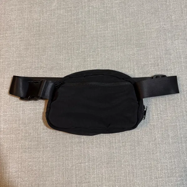 Halara Black‎ Belt Bag Fanny Pack Crossbody Waist Pouch Small Everyday Bag - Image 2