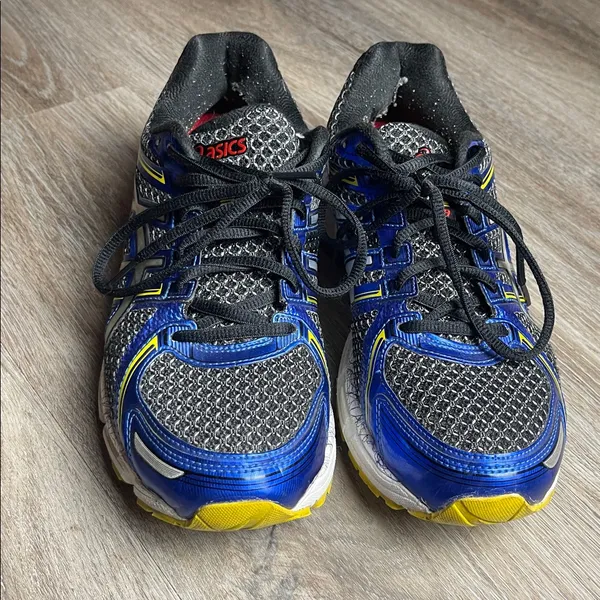 ASICS Blue and Black Athletic Sneakers - Image 4