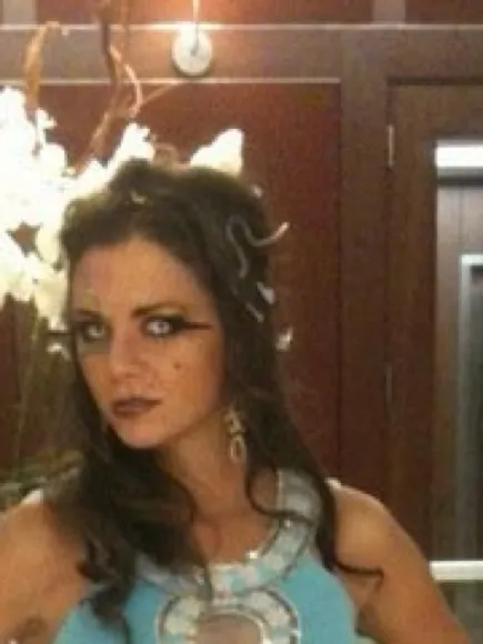 Gold Medusa DIY Headband with Glow in the Dark Snakes - Image 2