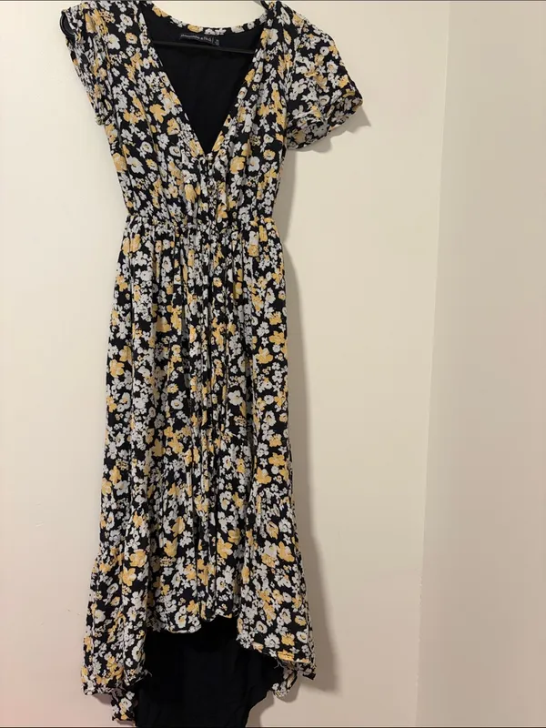 Abercrombie and Fitch Boho Midi Floral Dress Size XS - Image 2