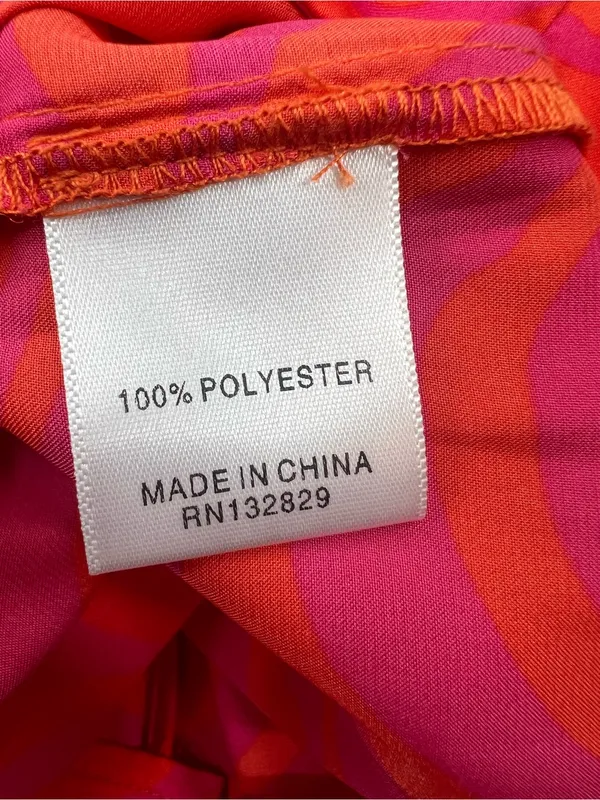 Lovers + Friends Eiden pants wavy tiger‎ pink orange sz XS revolve - Image 6