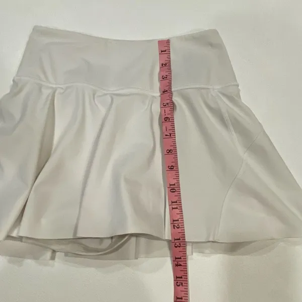 Athleta Ace Tennis Skort White 13.5” Size XS Athletic Running Golf Skirt - Image 7