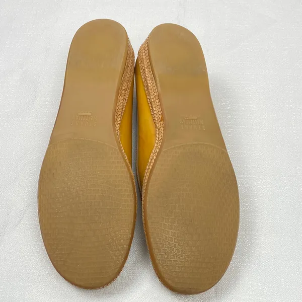 Stuart Weitzman Mustard Yellow Loafers Size 7 M - Image 12