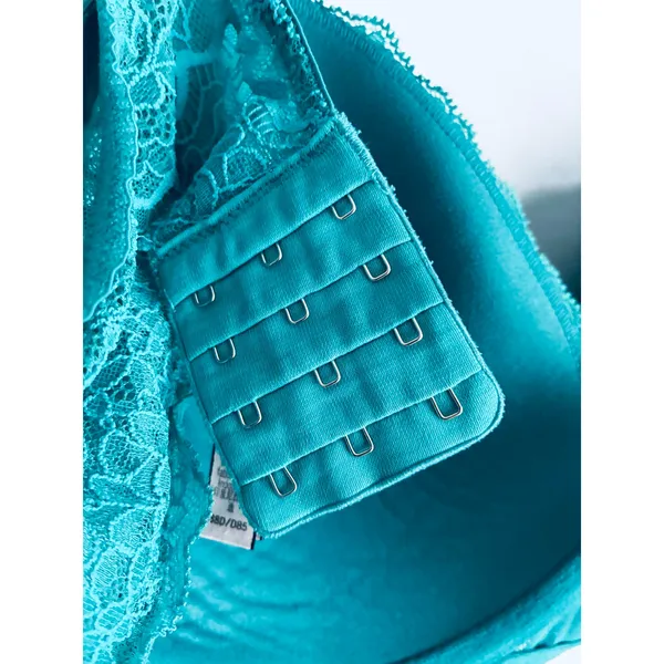 Victoria's Secret Bra Dream Angels Demi 38D Turquoise - Image 5