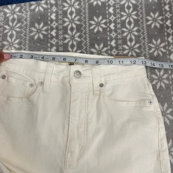 NWT Madewell The Perfect Vintage Jean In Tile White ND501 Size 25‎ - Image 10